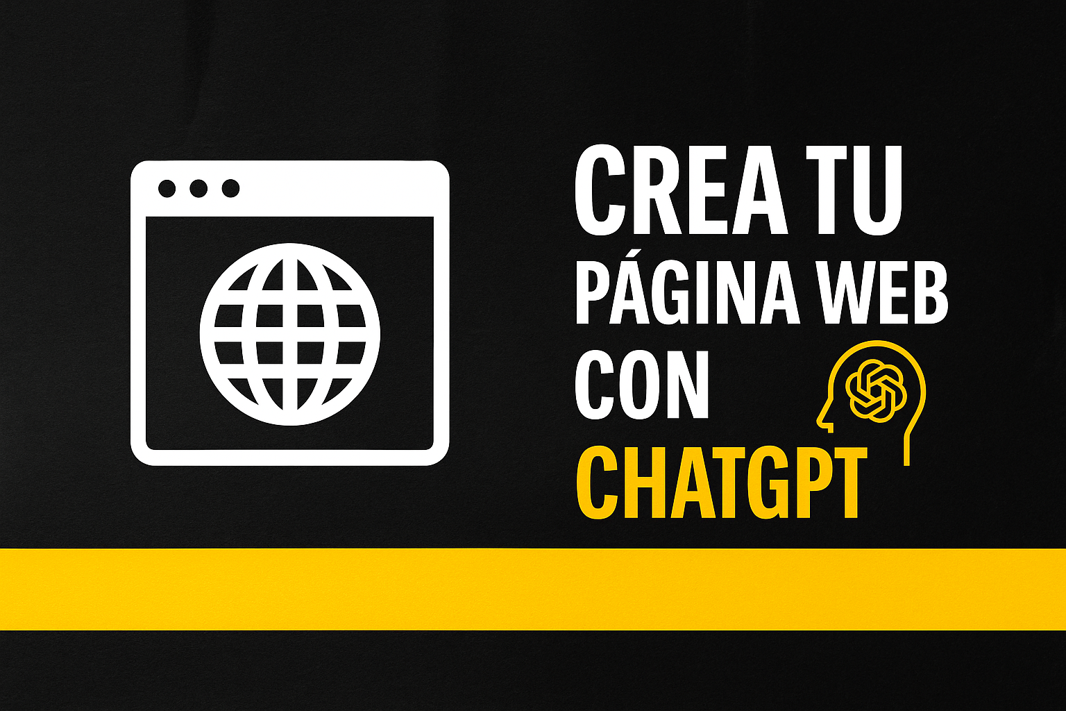 Crea tu página web con ChatGPT